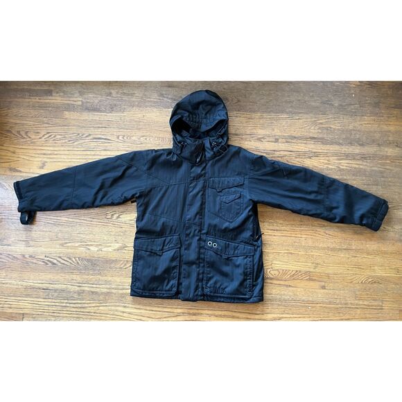 SIMS Black Outdoor Winter Snowboard Jacket Coat   Mens Size Medium - Picture 3 of 12